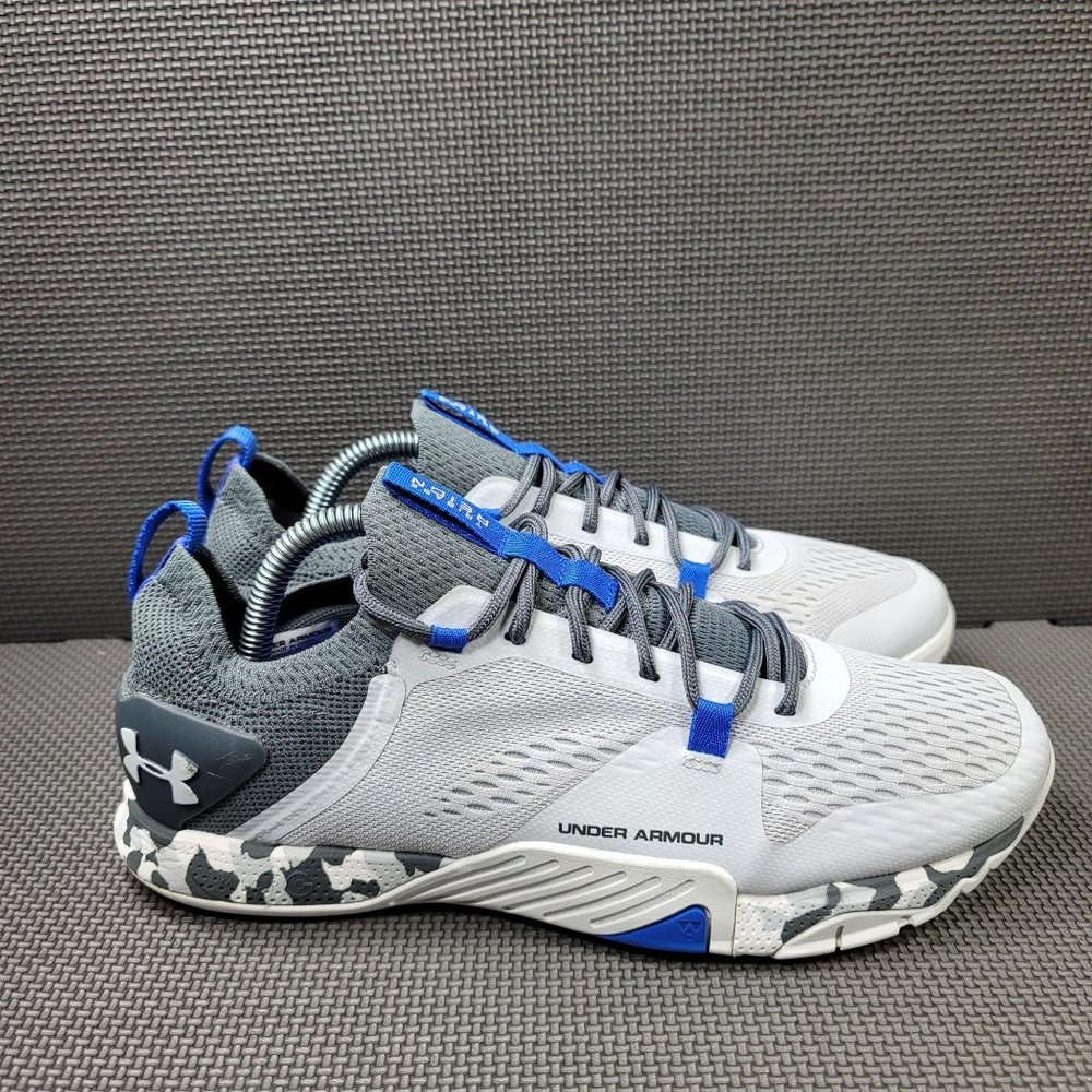 Mens Sz 8.5 White Under Armour Tribase Reign 2 Tra